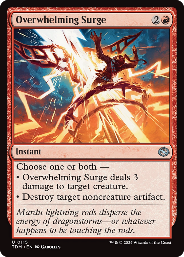 Overwhelming Surge [Tarkir: Dragonstorm]-1