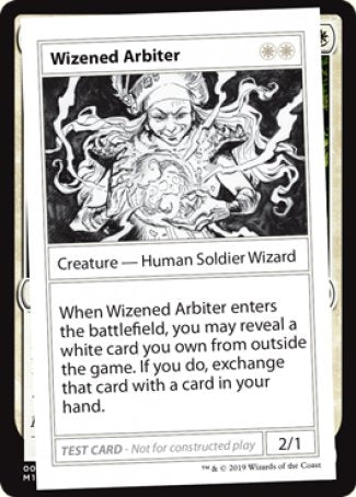Wizened Arbiter (2021 Edition) [Mystery Booster Playtest Cards]-1