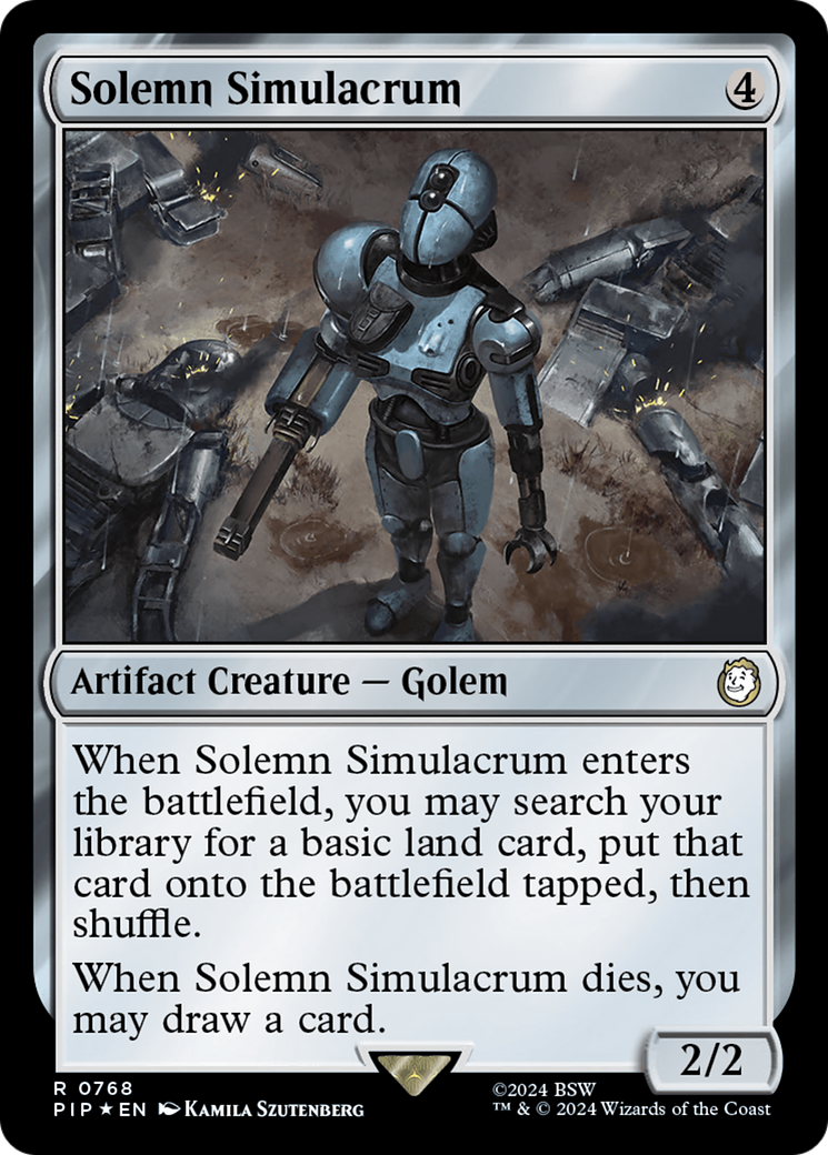 Solemn Simulacrum (Surge Foil) [Fallout]-1
