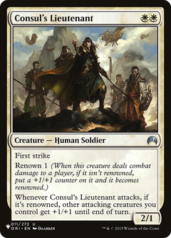 Consul's Lieutenant [The List]-1