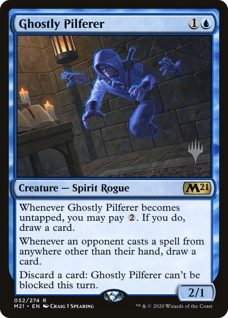 Ghostly Pilferer (Promo Pack) [Core Set 2021 Promos]-1