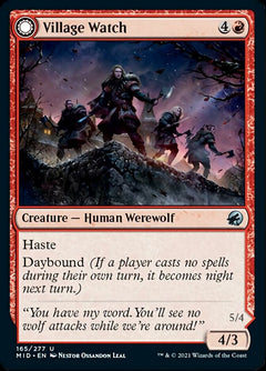 Village Watch // Village Reavers [Innistrad: Midnight Hunt]-1