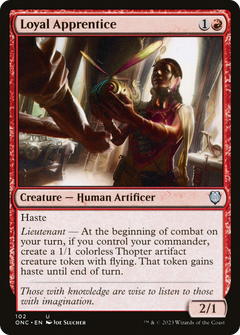 Loyal Apprentice [Phyrexia: All Will Be One Commander]-3