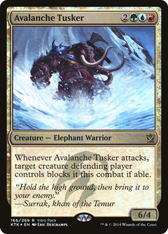 Avalanche Tusker (Intro Pack) [Khans of Tarkir Promos]-1