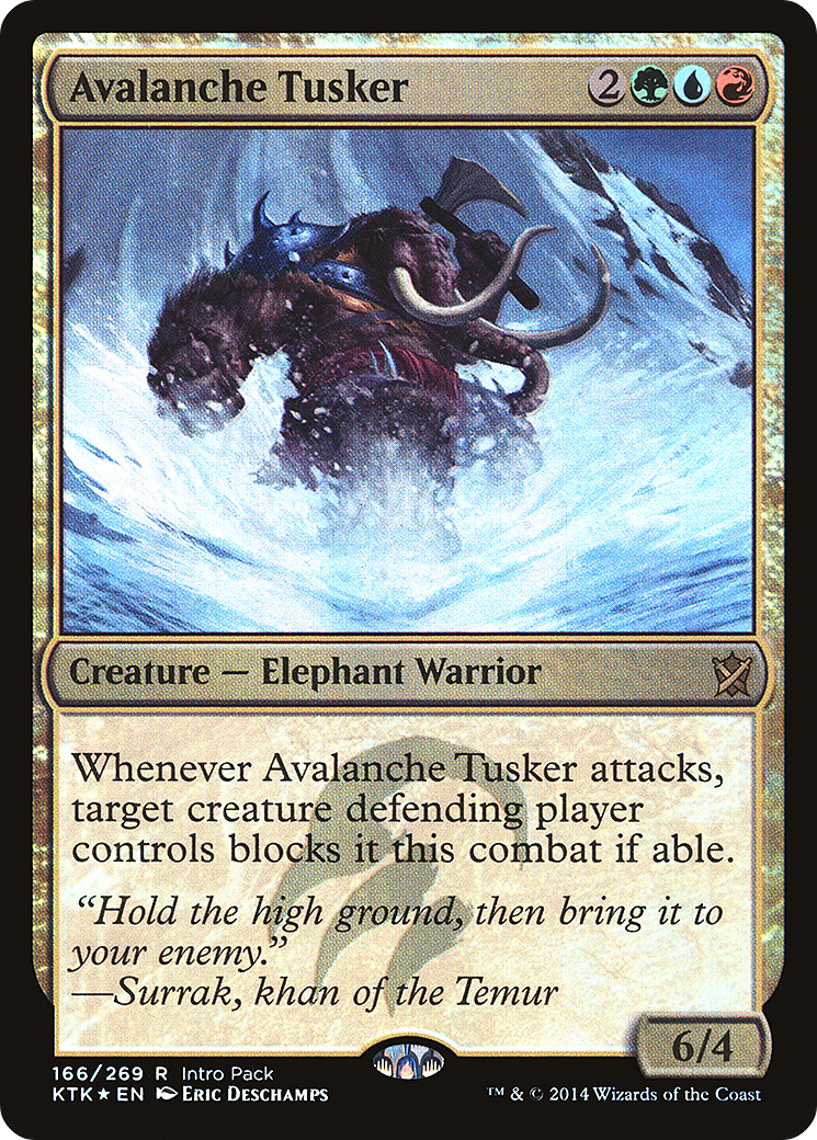 Avalanche Tusker (Intro Pack) [Khans of Tarkir Promos]-1