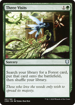 Three Visits [Commander Legends]-1