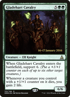 Gladehart Cavalry [Oath of the Gatewatch Prerelease Promos]-1