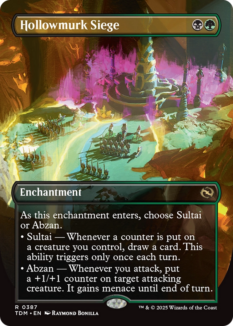 Hollowmurk Siege (Borderless) [Tarkir: Dragonstorm]-1