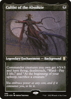Cultist of the Absolute (CLB-495) - Commander Legends: Battle for Baldur's Gate Etched Foil-1