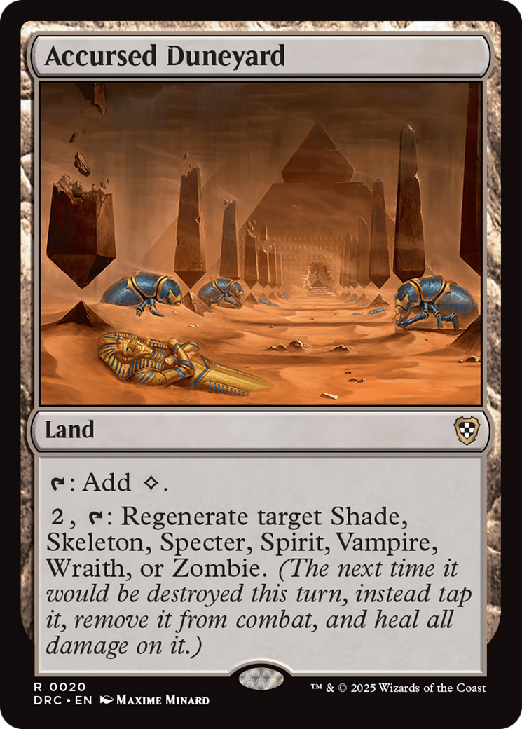 Accursed Duneyard [Aetherdrift Commander]-1