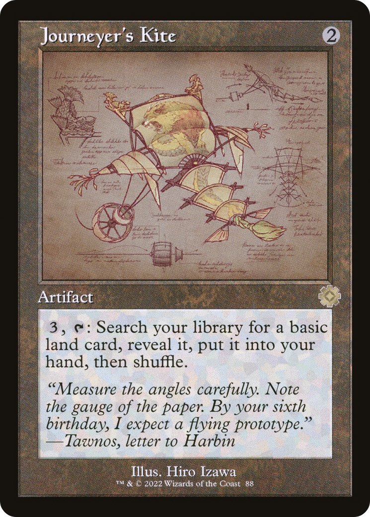 Journeyer's Kite (Retro Schematic) [The Brothers' War Retro Artifacts]-1