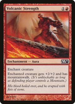 Volcanic Strength (M11-158) - Magic 2011-1