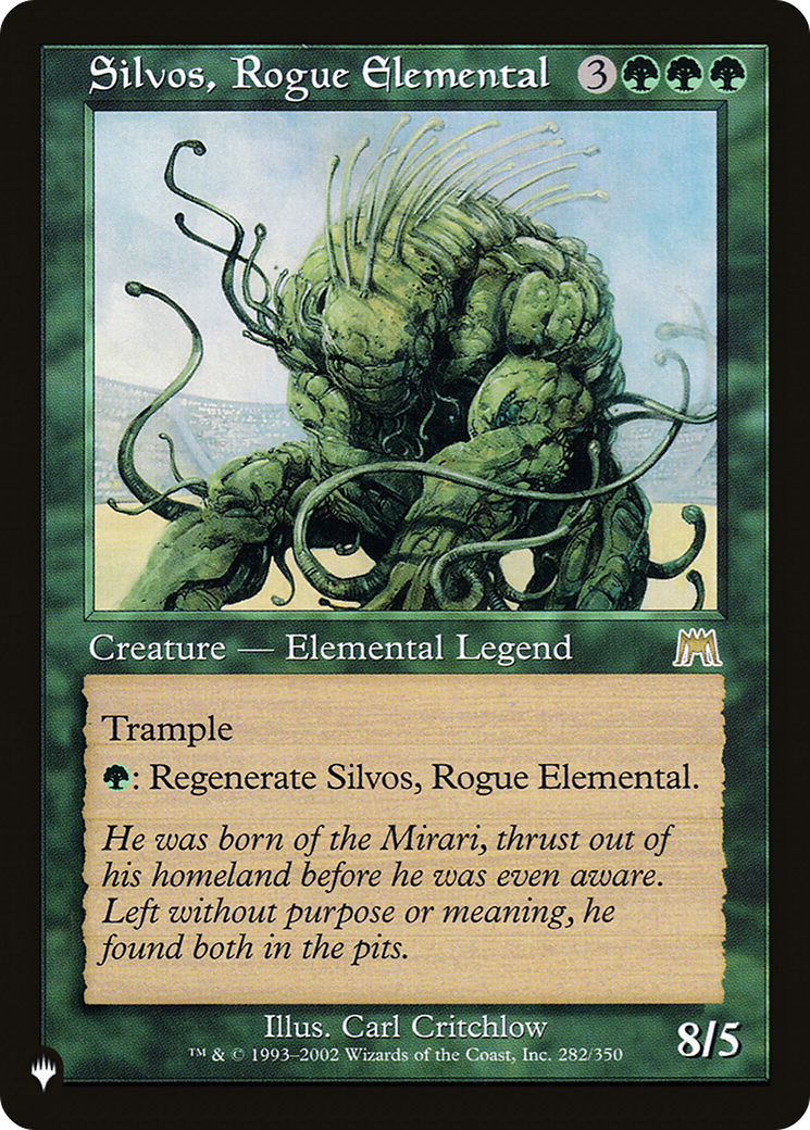 Silvos, Rogue Elemental [The List]-1