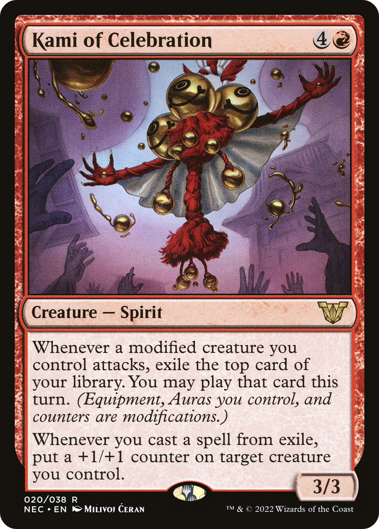 Kami of Celebration [Kamigawa: Neon Dynasty Commander]-1
