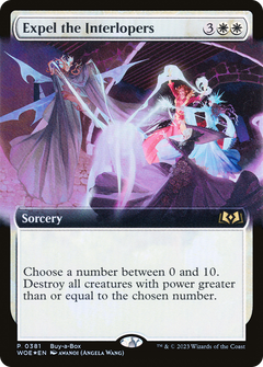 Expel the Interlopers (Buy-A-Box) [Wilds of Eldraine Promos]-1