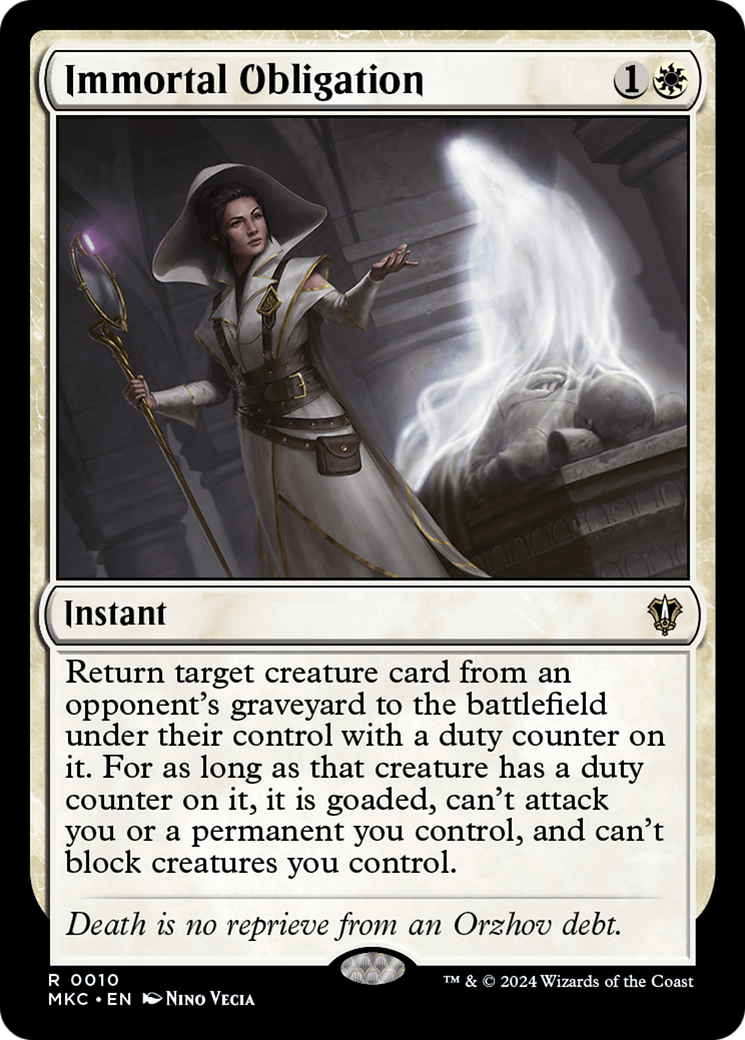 Immortal Obligation [Murders at Karlov Manor Commander]-1