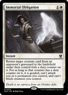 Immortal Obligation [Murders at Karlov Manor Commander]-1