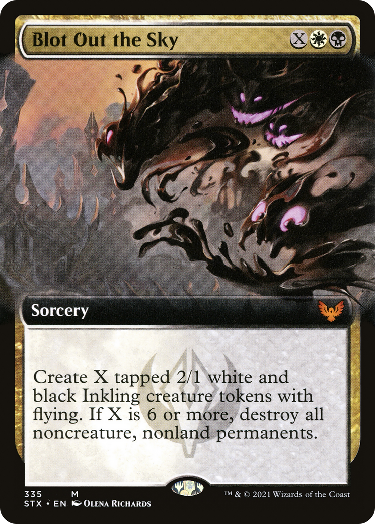 Blot Out the Sky (Extended Art) [Strixhaven: School of Mages]-1