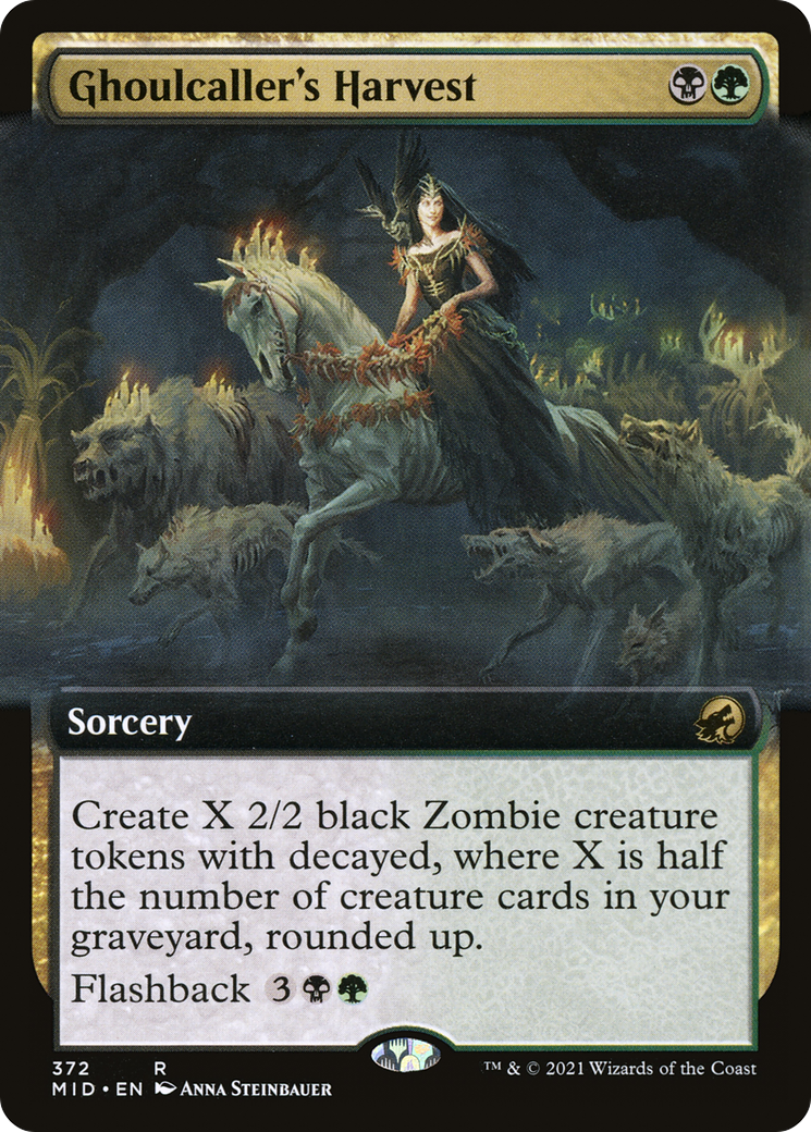 Ghoulcaller's Harvest (Extended Art) [Innistrad: Midnight Hunt]-1