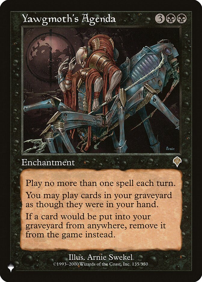 Yawgmoth's Agenda [The List]-1