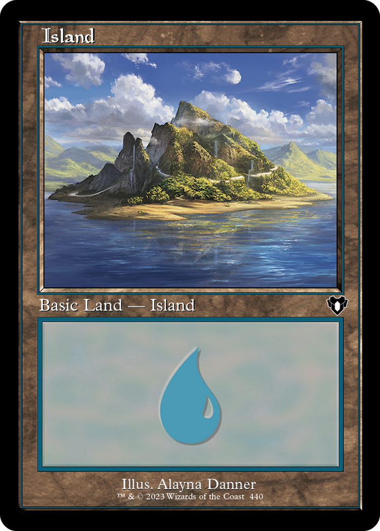 Island (440) (Retro) [Commander Masters]-1