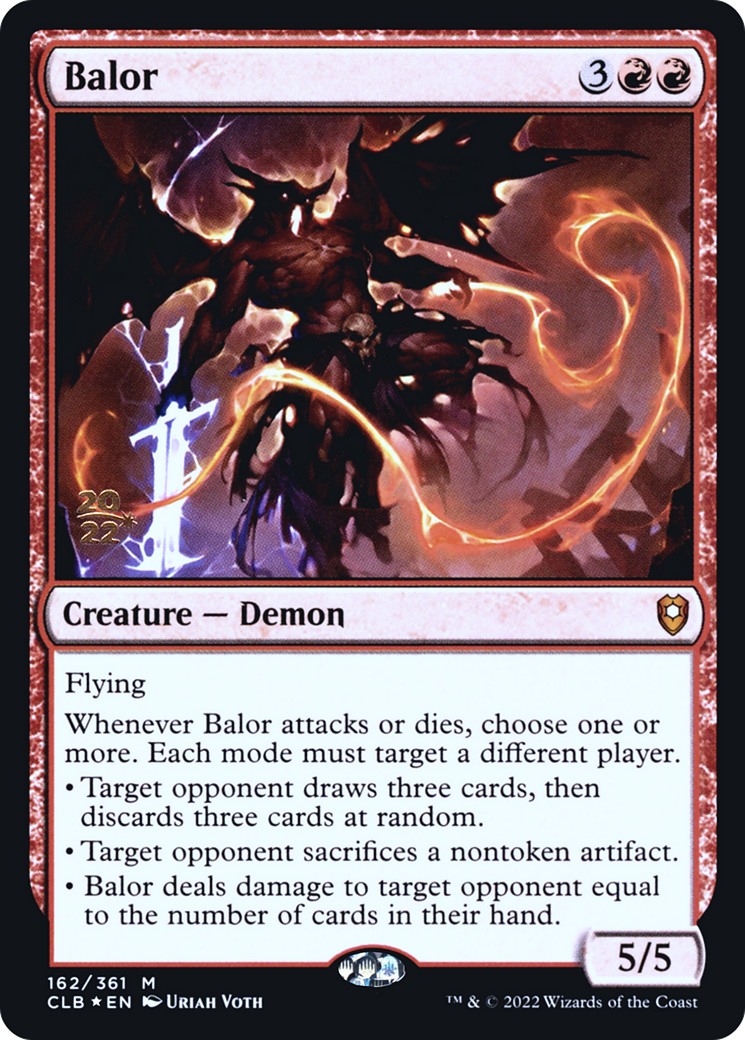 Balor [Commander Legends: Battle for Baldur's Gate Prerelease Promos]-1