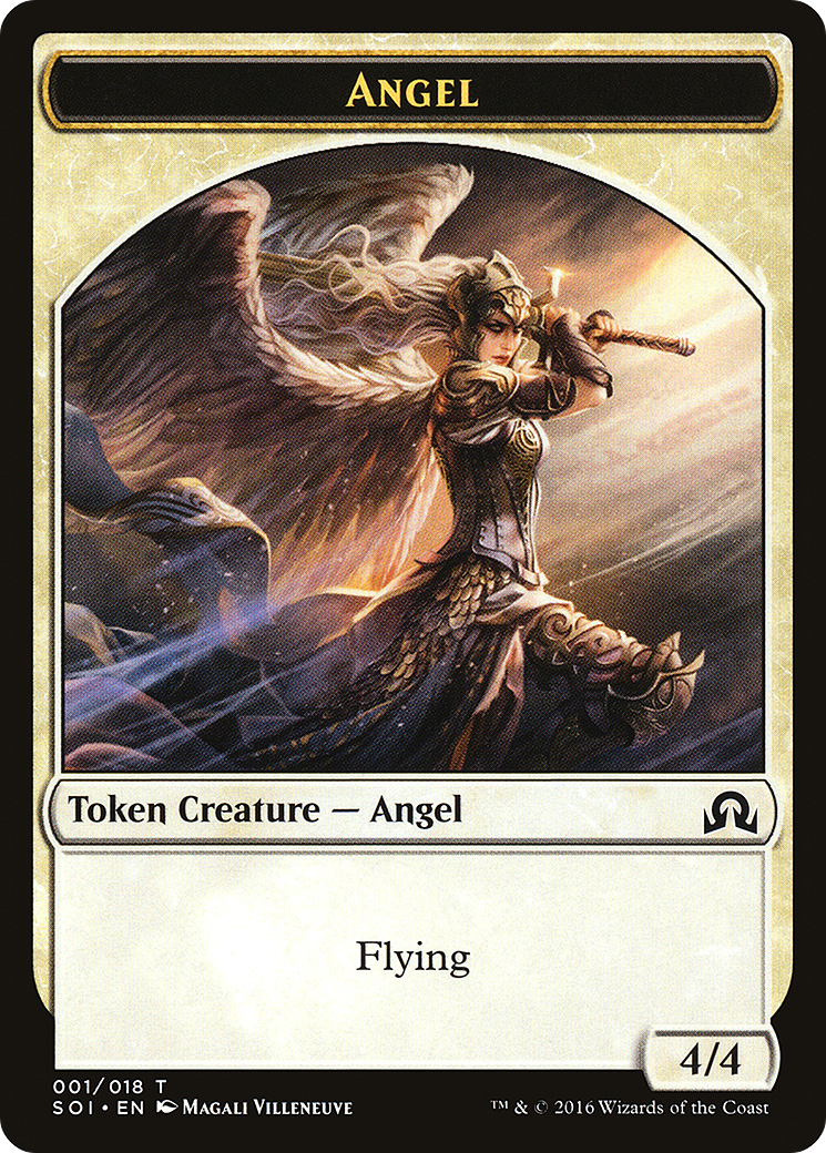 Angel Token [Shadows over Innistrad Tokens]-1
