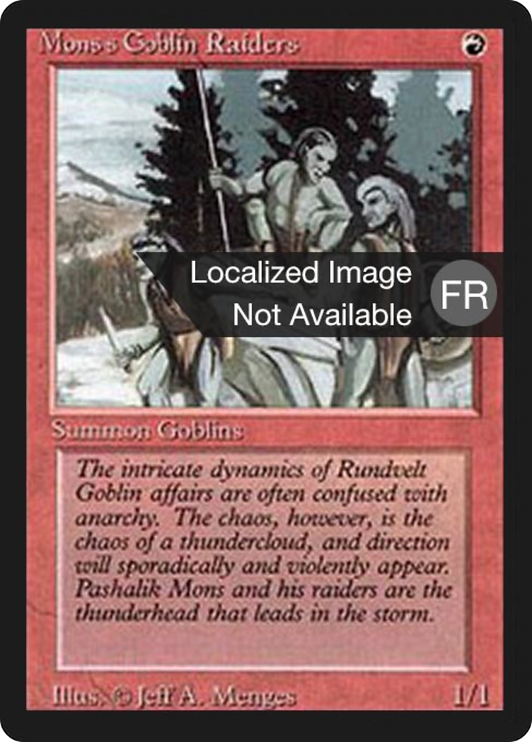 Mons's Goblin Raiders (FBB-) - Foreign Black Border-1