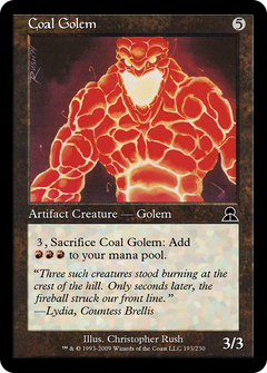 Coal Golem (ME3-193) - Masters Edition III Foil-1
