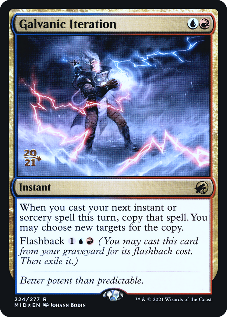 Galvanic Iteration [Innistrad: Midnight Hunt Prerelease Promos]-1