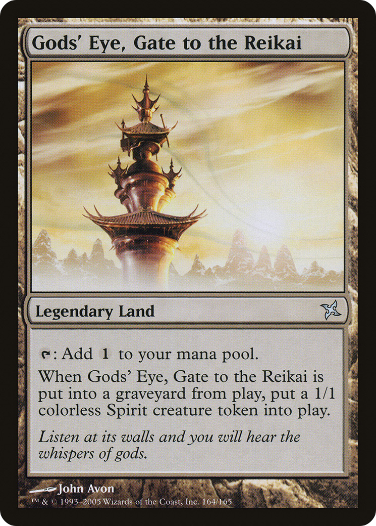 Gods' Eye, Gate to the Reikai [Betrayers of Kamigawa]-1
