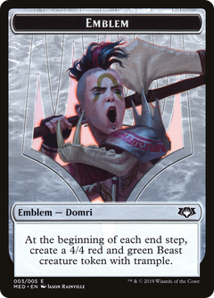 Domri, Chaos Bringer Emblem [Mythic Edition Tokens]-1
