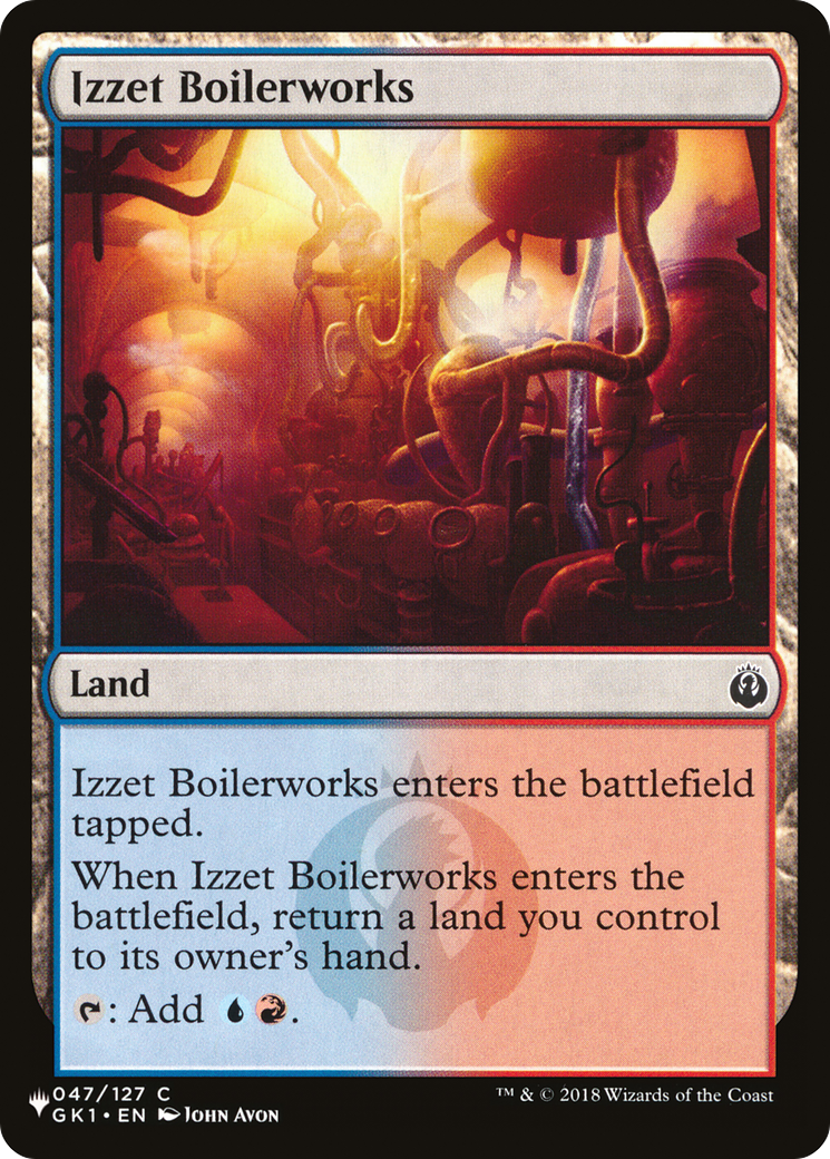 Izzet Boilerworks (GK1) [The List]-1