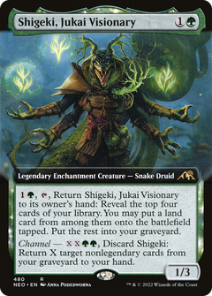 Shigeki, Jukai Visionary (Extended Art) [Kamigawa: Neon Dynasty]-1
