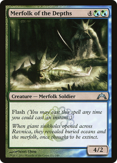 Merfolk of the Depths [Gatecrash]-1