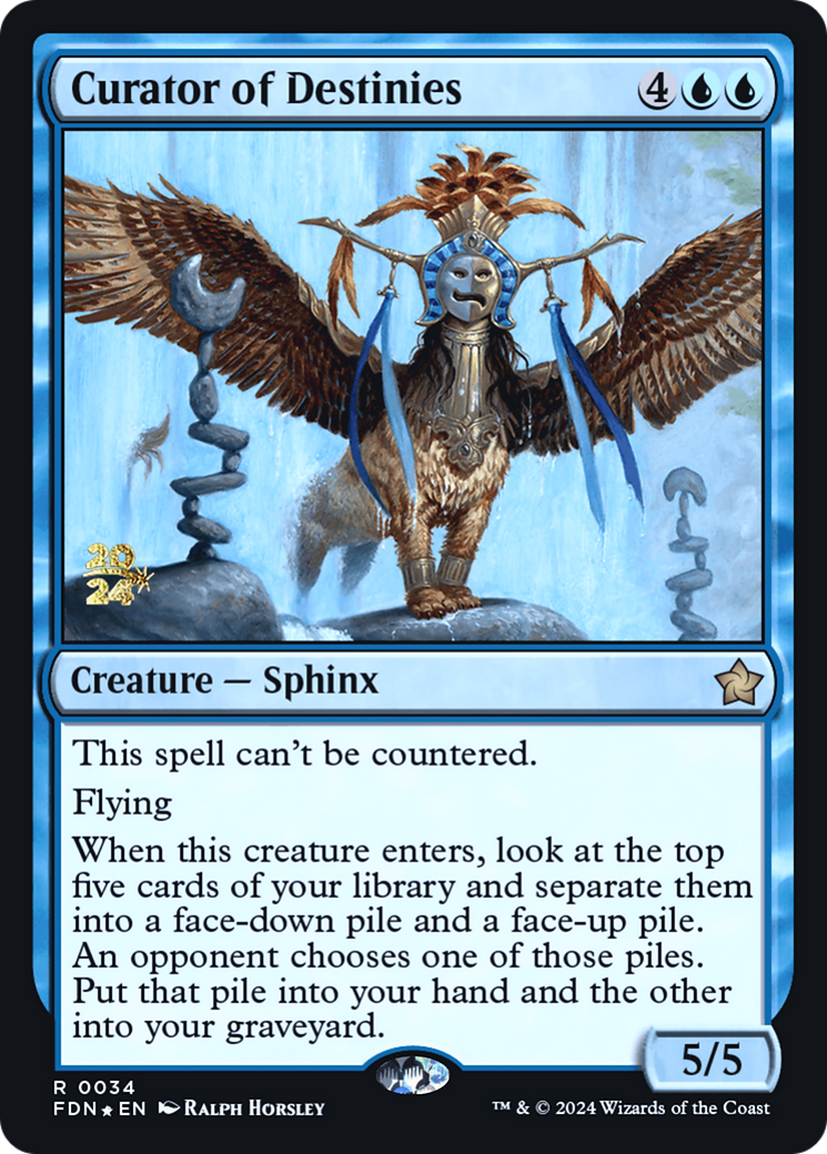 Curator of Destinies [Foundations Prerelease Promos]-1