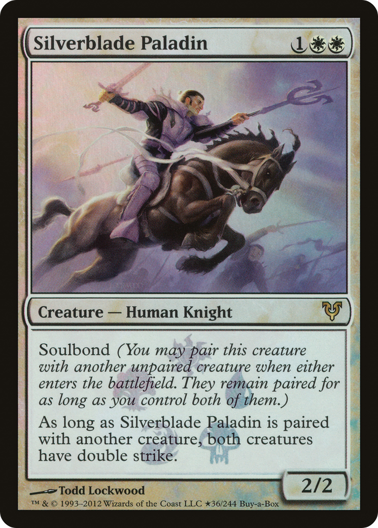 Silverblade Paladin (Buy-A-Box) [Avacyn Restored Promos]-1