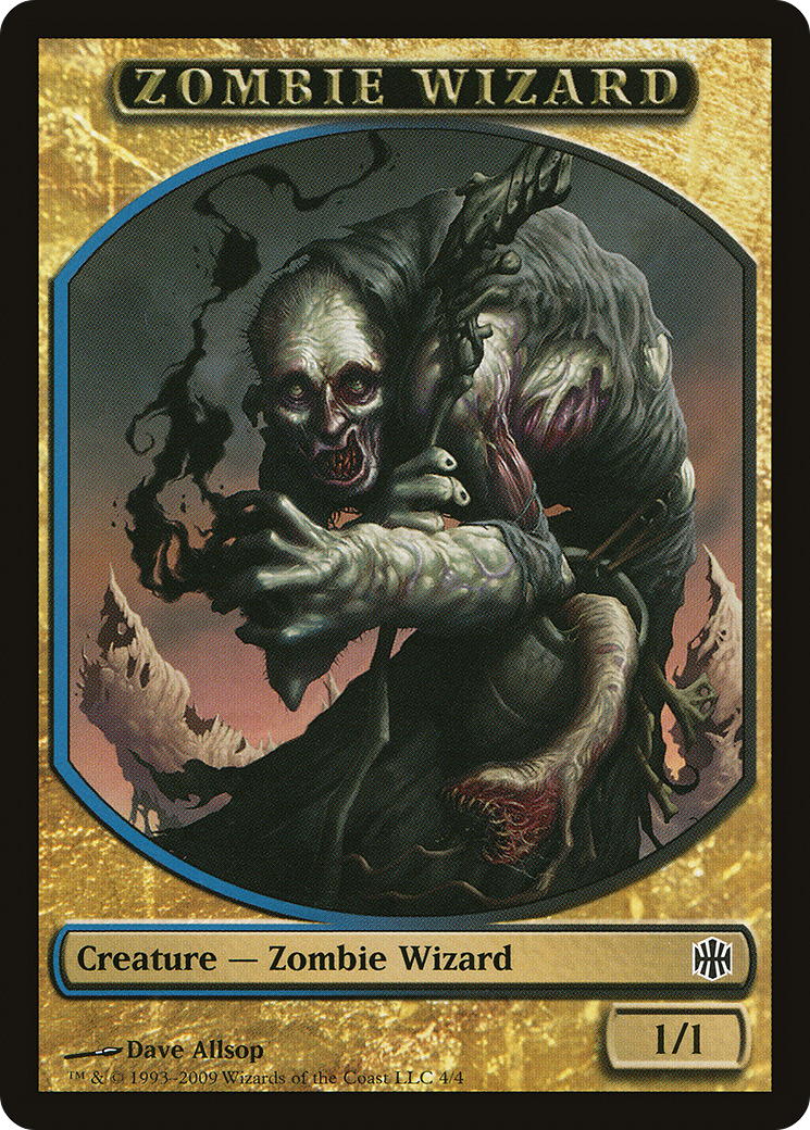 Zombie Wizard Token (ARB-) - Alara Reborn Tokens-1
