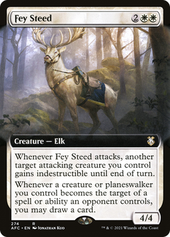 Fey Steed (Extended Art) [Dungeons & Dragons: Adventures in the Forgotten Realms Commander]-1