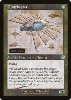 Ornithopter (Retro Schematic) (Serialized) [The Brothers' War Retro Artifacts]-1