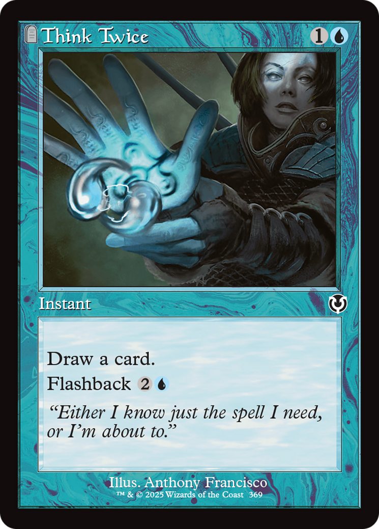 Think Twice (Retro Frame) [Innistrad Remastered]-1