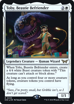 Toby, Beastie Befriender [Duskmourn: House of Horror Prerelease Promos]-1