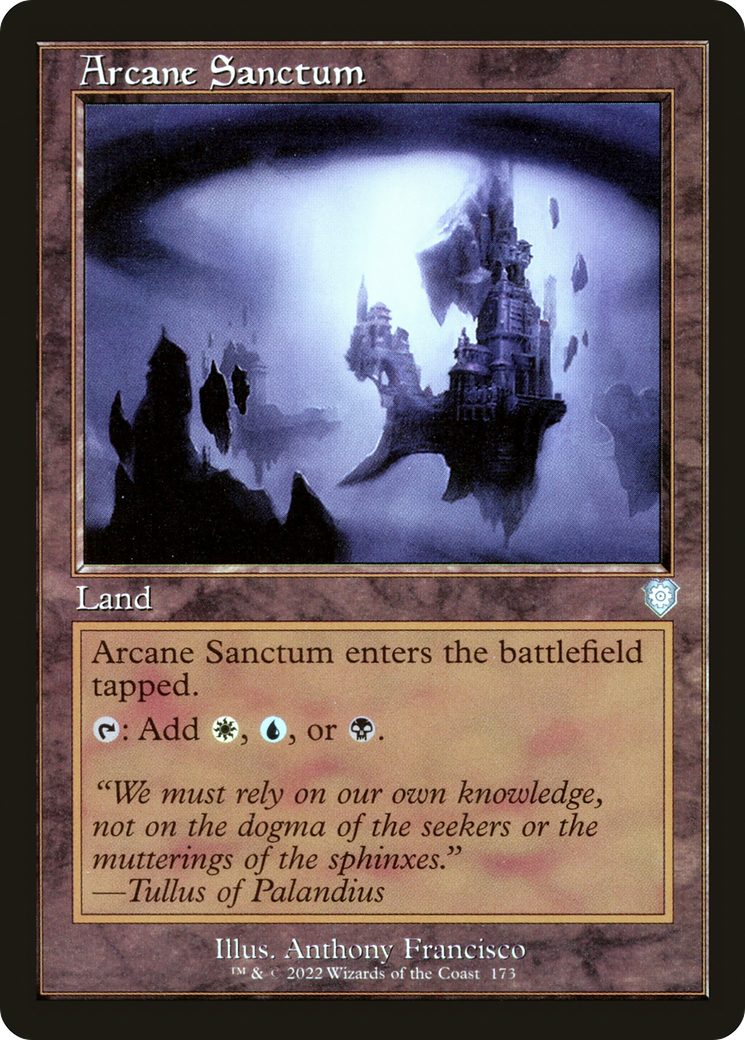 Arcane Sanctum (Retro) [The Brothers' War Commander]-1