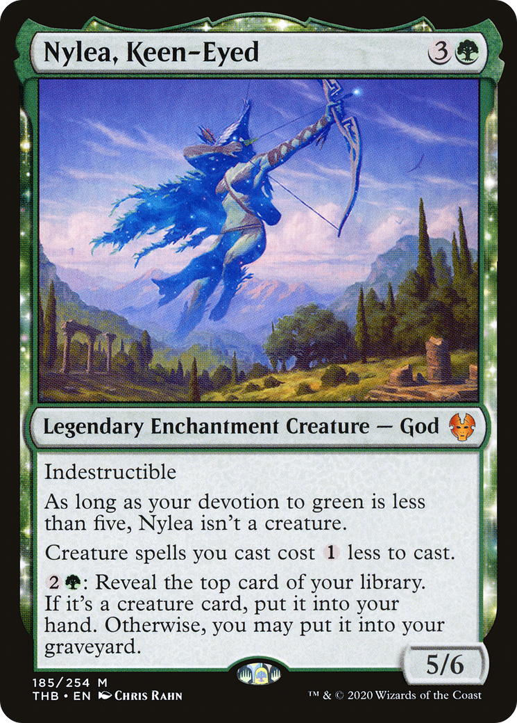 Nylea, Keen-Eyed [Theros Beyond Death]-1