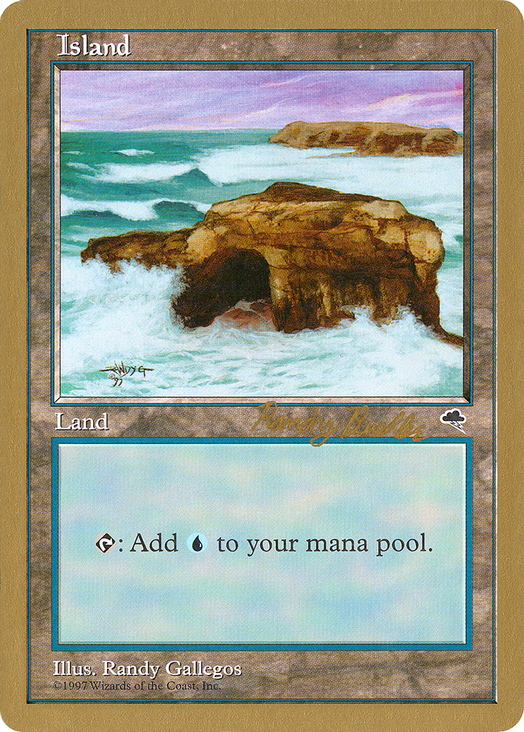 Island (Crashing Waves) - 1998 Randy Buehler (TMP) (WCD-) - World Championship Decks 1998-1