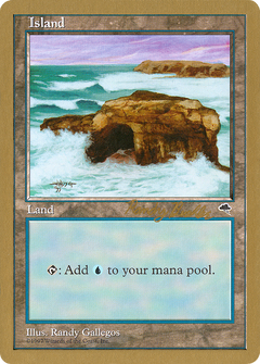 Island (Crashing Waves) - 1998 Randy Buehler (TMP) (WCD-) - World Championship Decks 1998-1