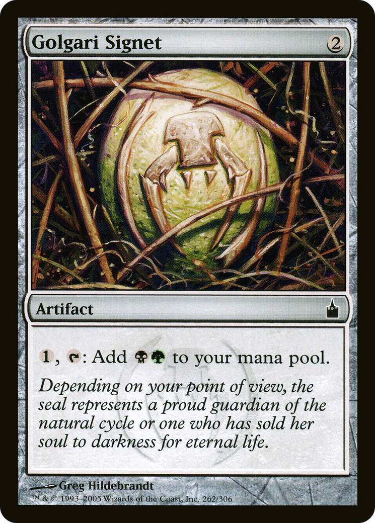 Golgari Signet [Ravnica: City of Guilds]-1