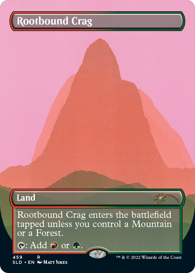 Rootbound Crag (Borderless) [Secret Lair Drop Series]-1