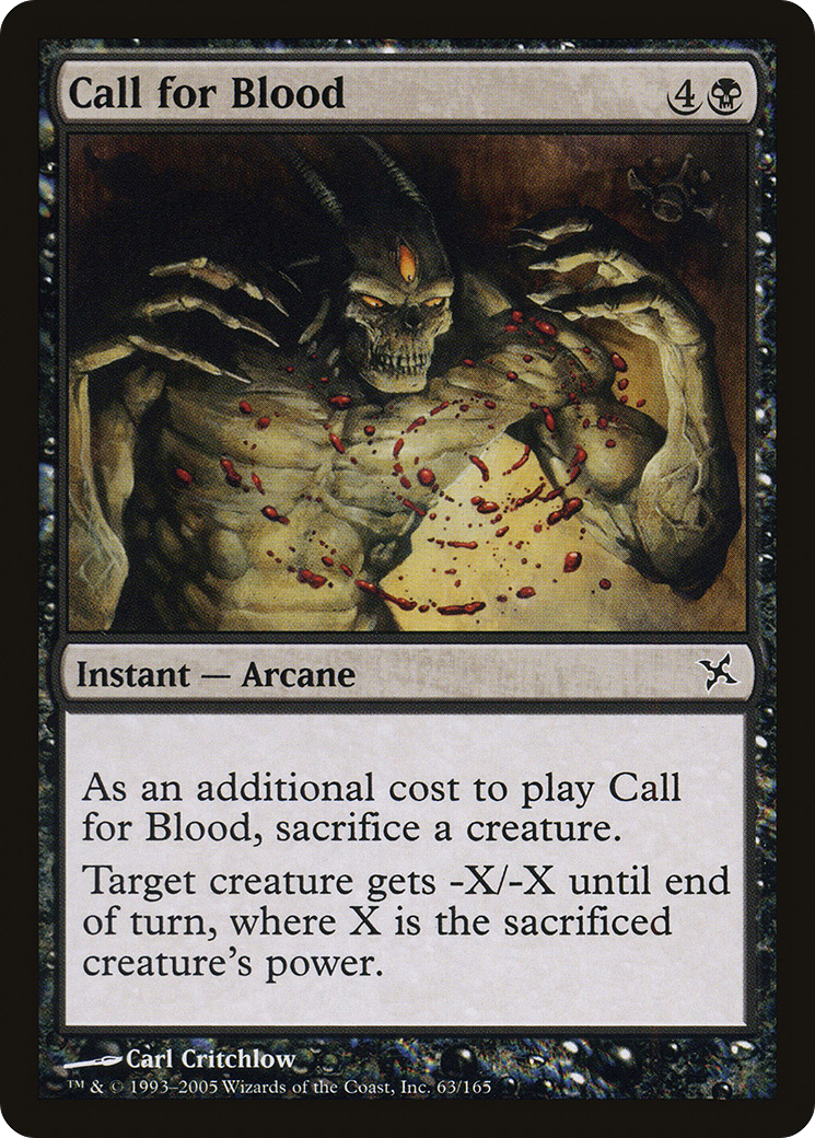 Call for Blood [Betrayers of Kamigawa]-1