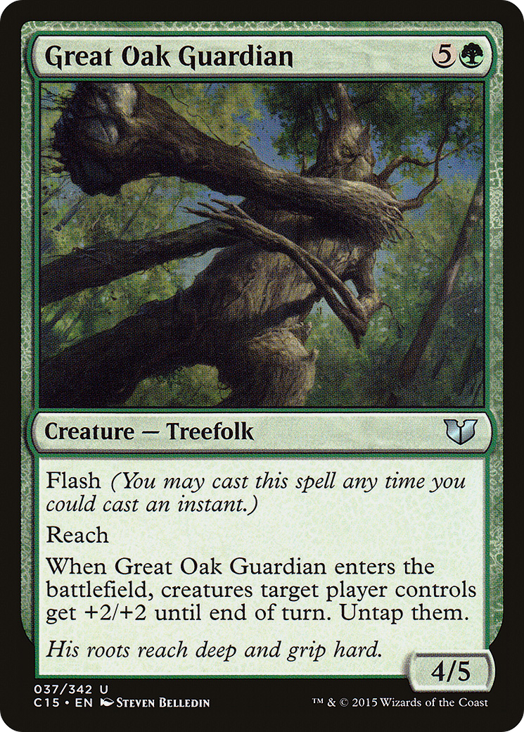 Great Oak Guardian [Commander 2015]-1